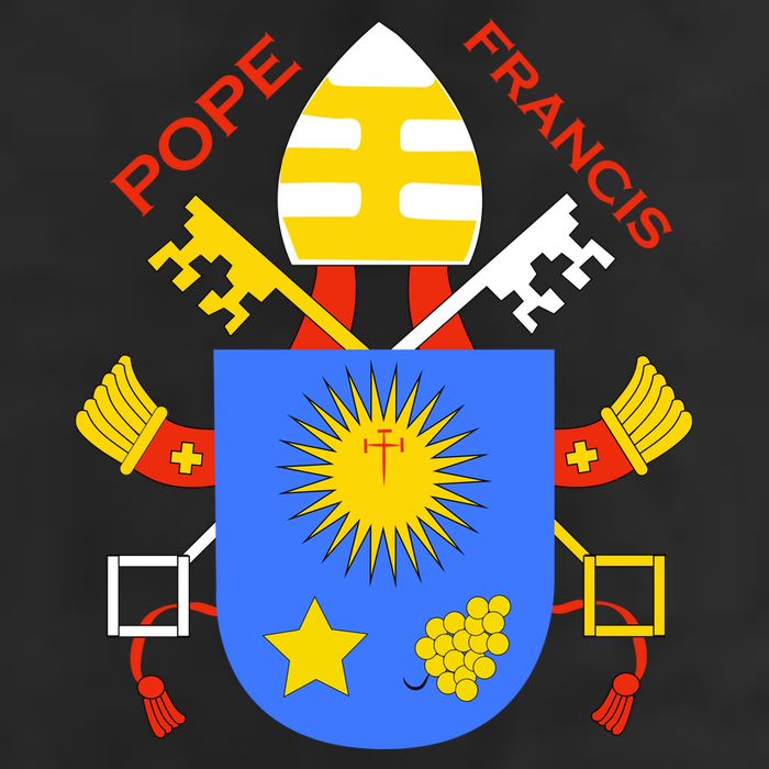 Pope Francis Emblem Christianity Adult Drive Performance Visor