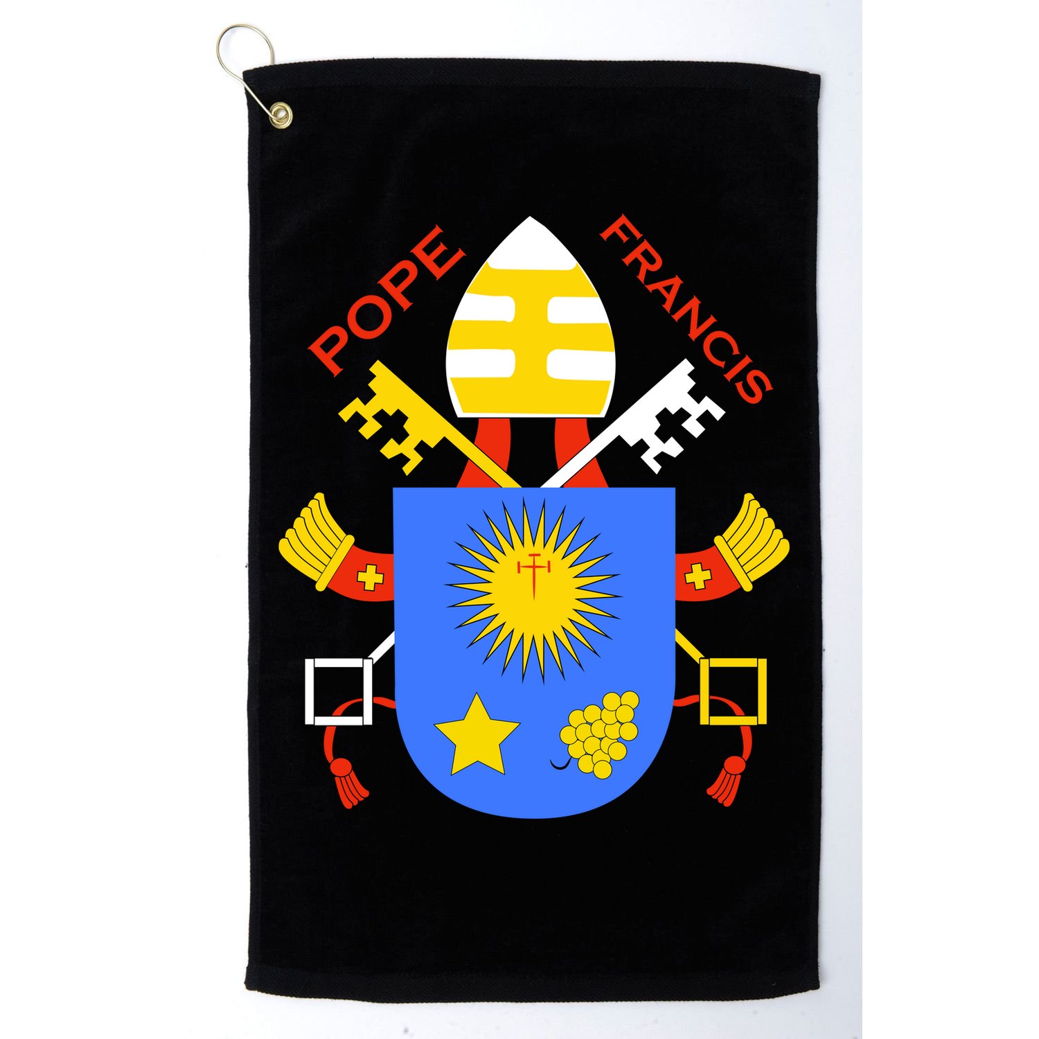 Pope Francis Emblem Christianity Golf Towel