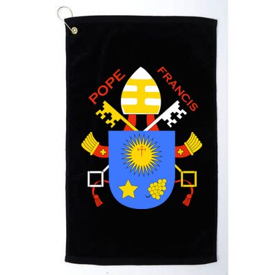 Pope Francis Emblem Christianity Platinum Collection Golf Towel