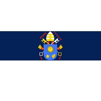 Pope Francis Emblem Christianity Bumper Sticker