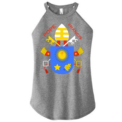 Pope Francis Emblem Christianity Women’s Perfect Tri Rocker Tank