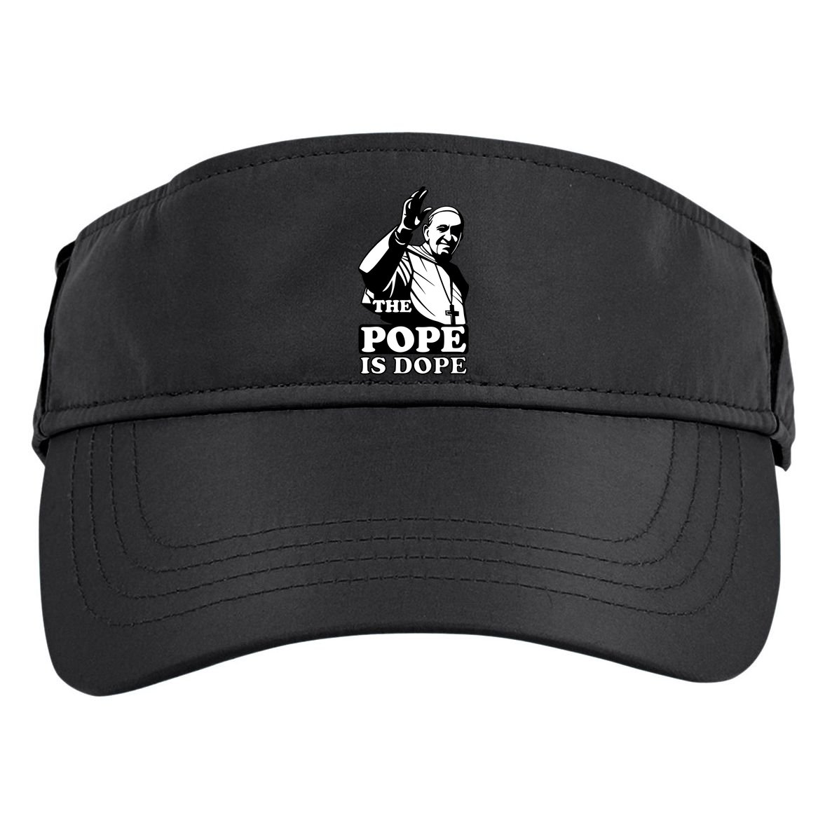 Pope Francis: The Pope Is Dope Adult Drive Performance Visor