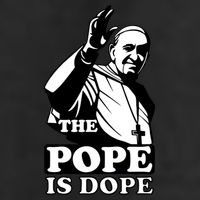 Pope Francis: The Pope Is Dope Adult Drive Performance Visor