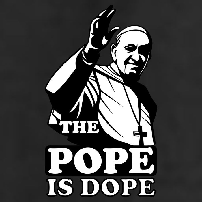Pope Francis: The Pope Is Dope Adult Drive Performance Visor