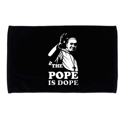 Pope Francis: The Pope Is Dope Microfiber Hand Towel