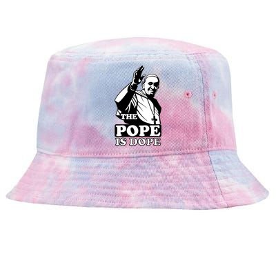 Pope Francis: The Pope Is Dope Tie-Dyed Bucket Hat