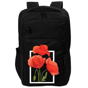 Poppy Flowers Impact Tech Backpack