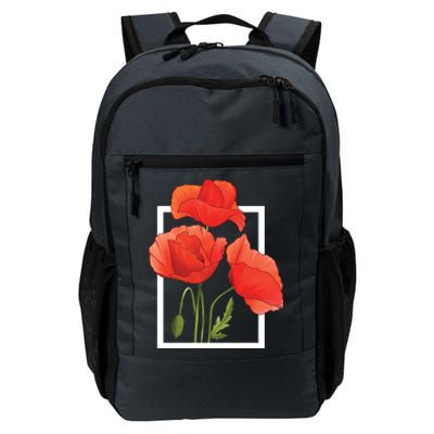 Poppy Flowers Daily Commute Backpack