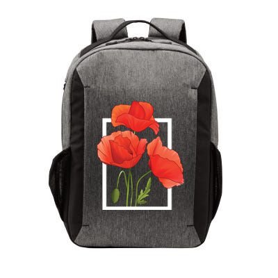 Poppy Flowers Vector Backpack