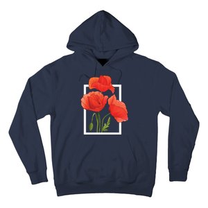 Poppy Flowers Hoodie