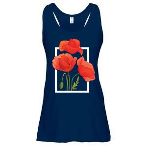 Poppy Flowers Ladies Essential Flowy Tank