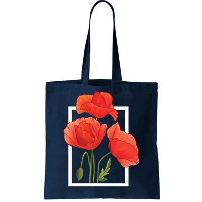 Poppy Flowers Tote Bag