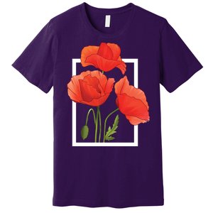 Poppy Flowers Premium T-Shirt