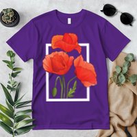 Poppy Flowers Premium T-Shirt