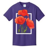 Poppy Flowers Kids T-Shirt