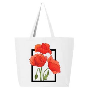 Poppy Flowers 25L Jumbo Tote