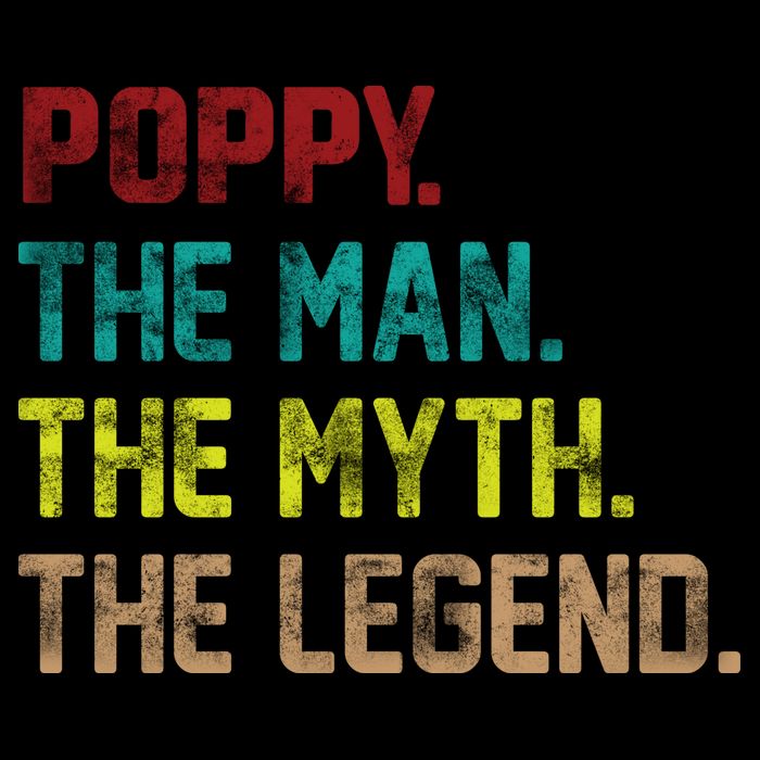 Poppy The Man The Myth The Legend Backpack