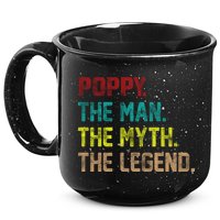 Poppy The Man The Myth The Legend 15oz Campfire Ceramic Mug