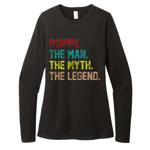 Poppy The Man The Myth The Legend Womens CVC Long Sleeve Shirt