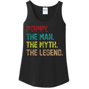 Poppy The Man The Myth The Legend Ladies Essential Tank