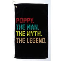 Poppy The Man The Myth The Legend Golf Towel