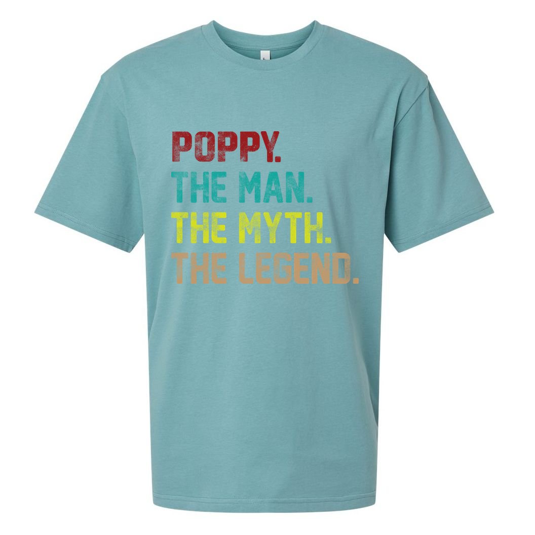 Poppy The Man The Myth The Legend Sueded Cloud Jersey T-Shirt