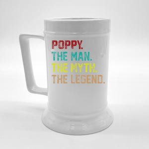 Poppy The Man The Myth The Legend Beer Stein