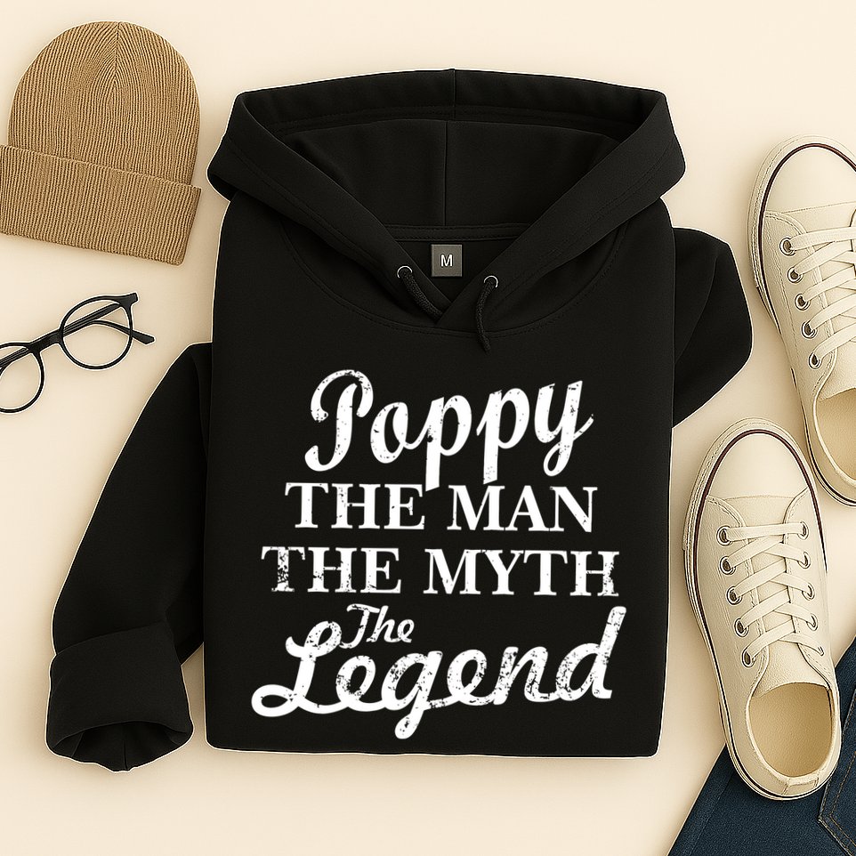 Poppy The Man The Myth The Legend Classic Hoodie