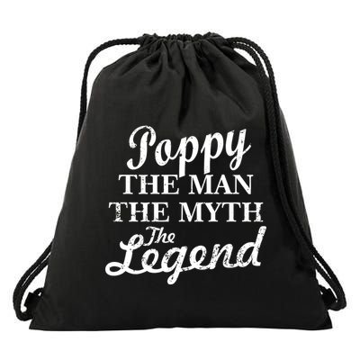 Poppy The Man The Myth The Legend Classic Drawstring Bag