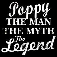 Poppy The Man The Myth The Legend Classic Drawstring Bag