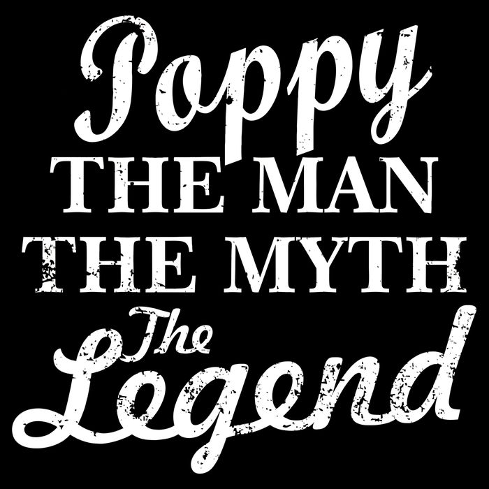 Poppy The Man The Myth The Legend Classic Drawstring Bag