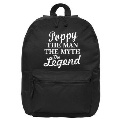 Poppy The Man The Myth The Legend Classic 16 in Basic Backpack