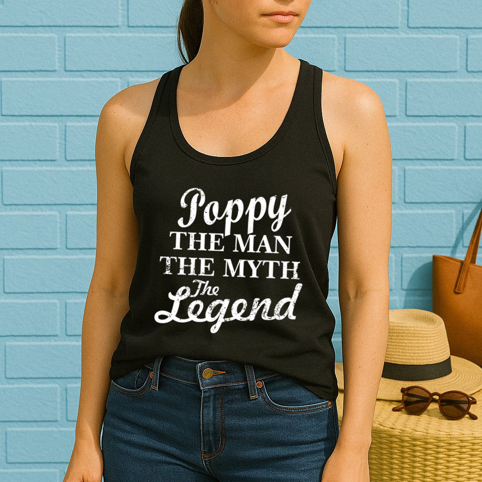 Poppy The Man The Myth The Legend Classic Womens Tank Top