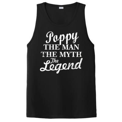 Poppy The Man The Myth The Legend Classic PosiCharge Competitor Tank