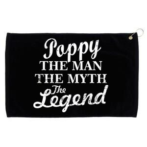 Poppy The Man The Myth The Legend Classic Grommeted Golf Towel