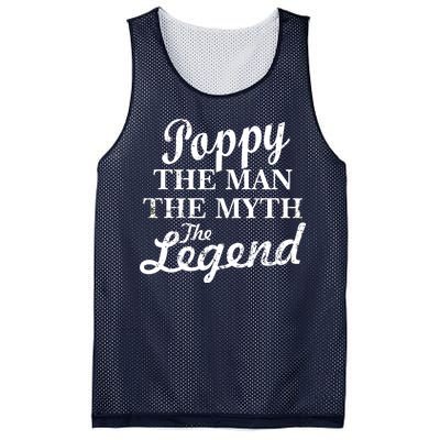 Poppy The Man The Myth The Legend Classic Mesh Reversible Basketball Jersey Tank