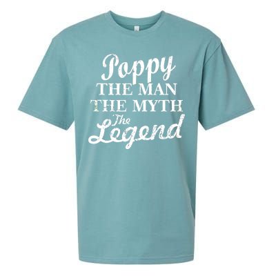 Poppy The Man The Myth The Legend Classic Sueded Cloud Jersey T-Shirt