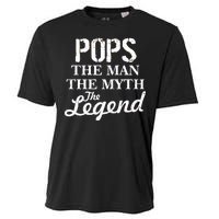 Pops The Man Myth Legend Cooling Performance Crew T-Shirt