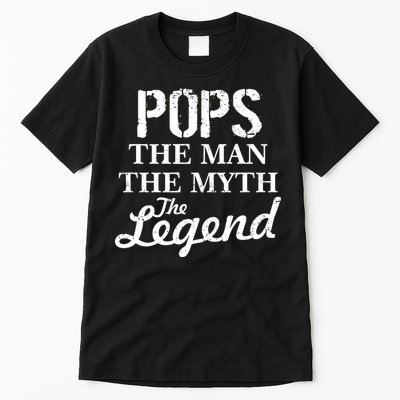 Pops The Man Myth Legend Tall T-Shirt