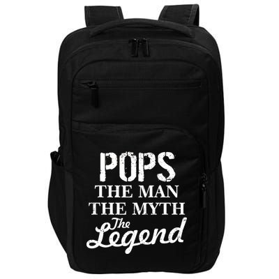 Pops The Man Myth Legend Impact Tech Backpack