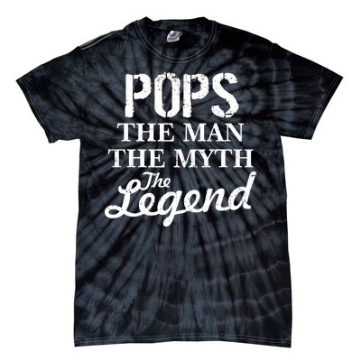 Pops The Man Myth Legend Tie-Dye T-Shirt