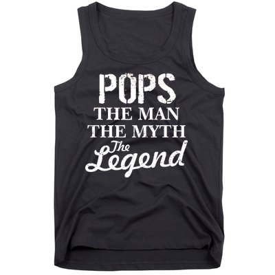 Pops The Man Myth Legend Tank Top