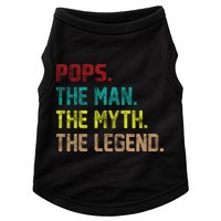 Pops The Man The Myth The Legend Funny Grandpa Doggie Tank