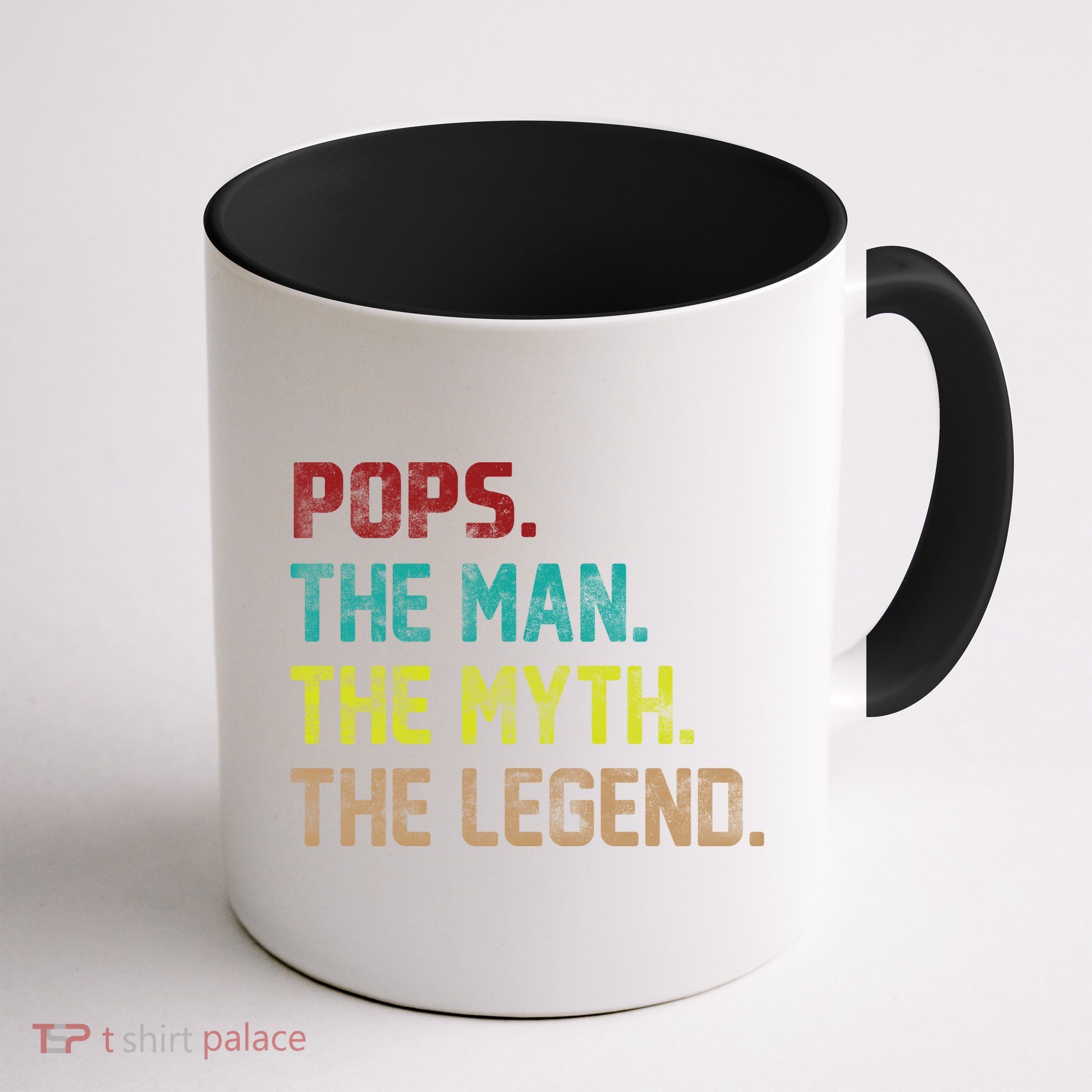 Pops The Man The Myth The Legend Funny Grandpa Mug