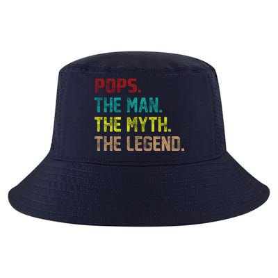 Pops The Man the Myth the Legend Cool Comfort Performance Bucket Hat