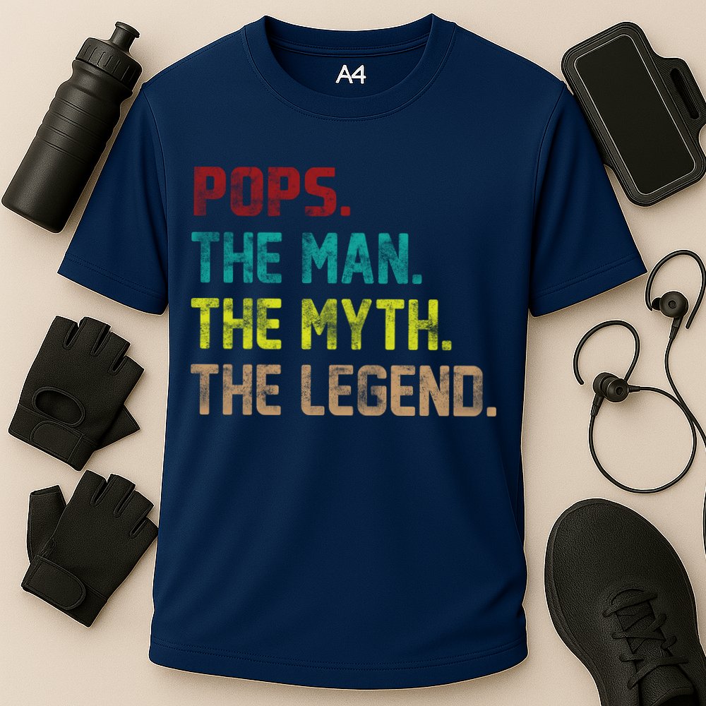 Pops The Man the Myth the Legend Performance Shirt