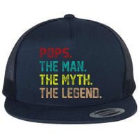 Pops The Man the Myth the Legend Flatbill Hat