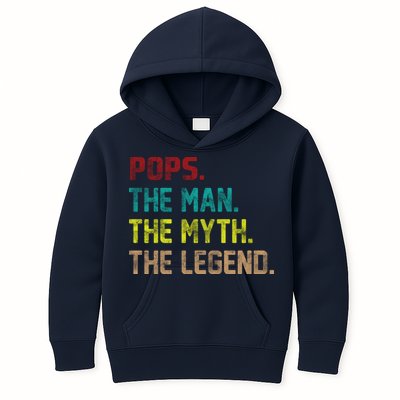 Pops The Man the Myth the Legend Kids Hoodie