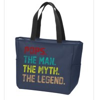 Pops The Man the Myth the Legend Zip Tote Bag