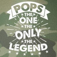 Pops The One The Only The Legend Legacy Tie Dye Trucker Hat